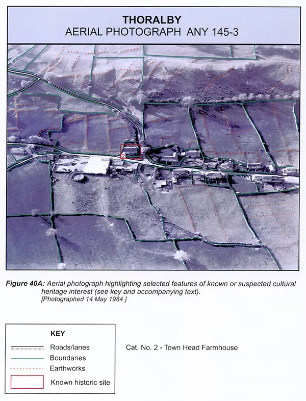 Ancient earthwork from above