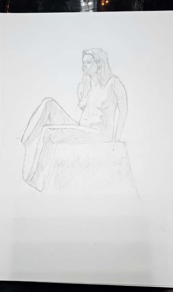 Abstract composition with vibrant gradients