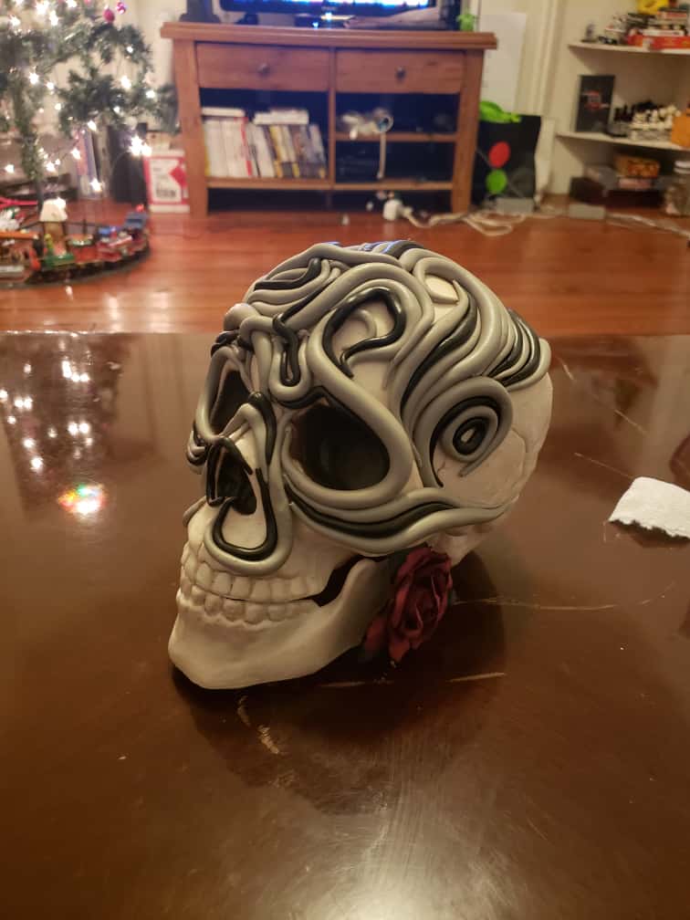 Abstract composition with vibrant gradients