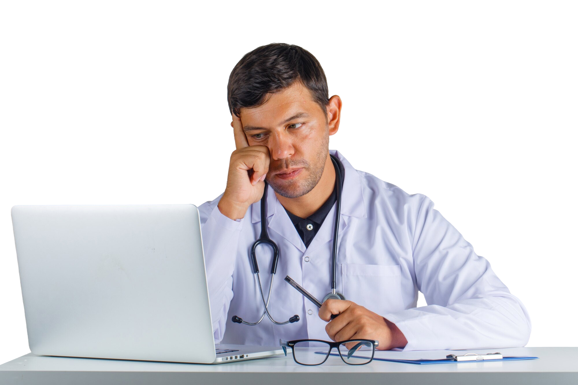 Apoyo visual de registro clínico con IA