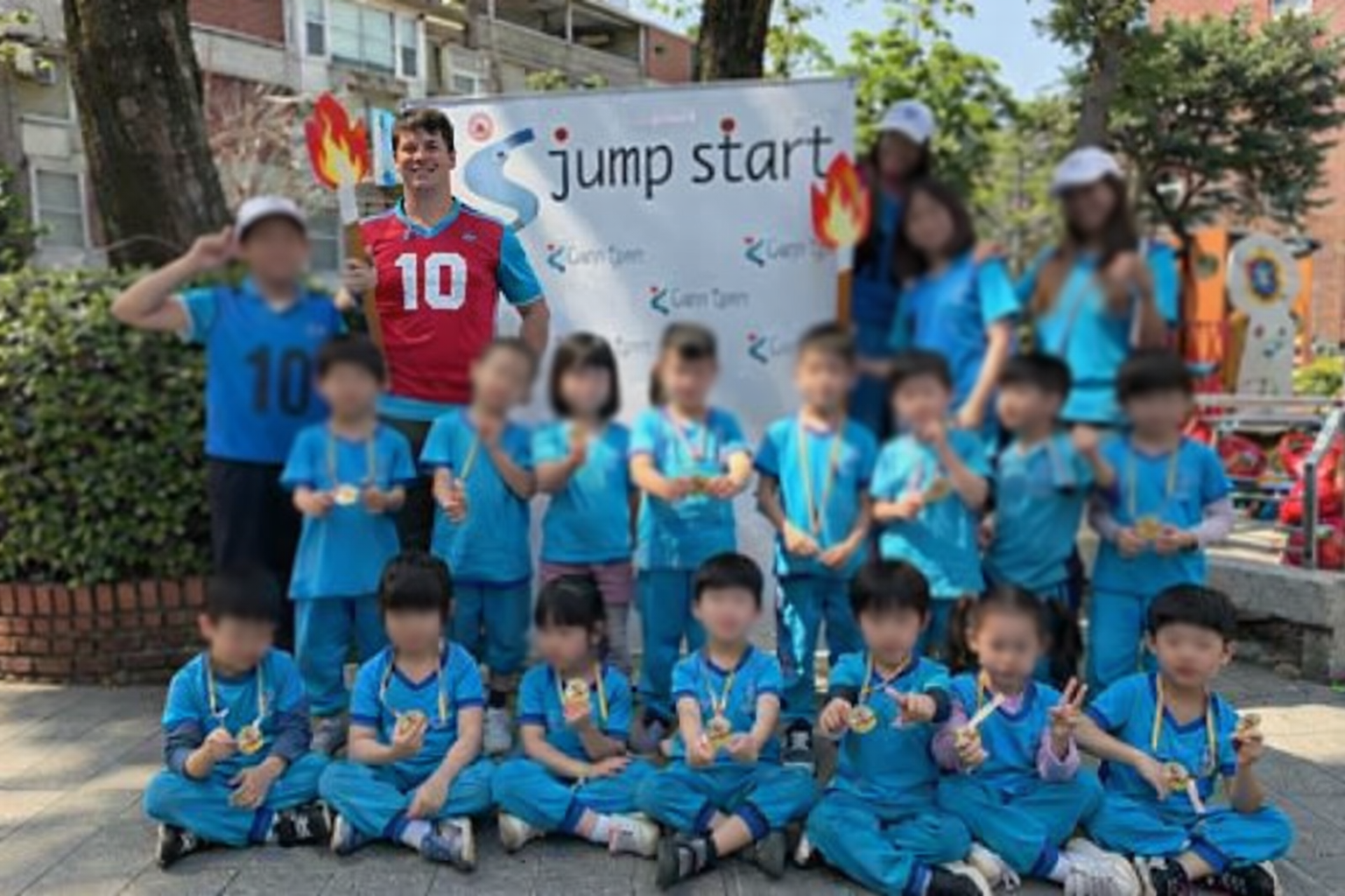 Trail biking in a lush Australian forest