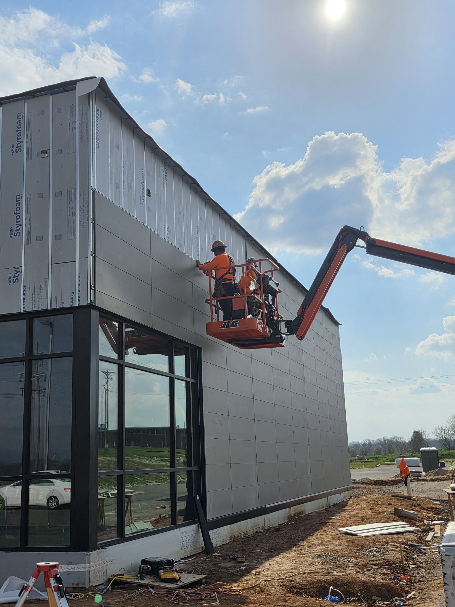 D&S Prime Construction team on job site