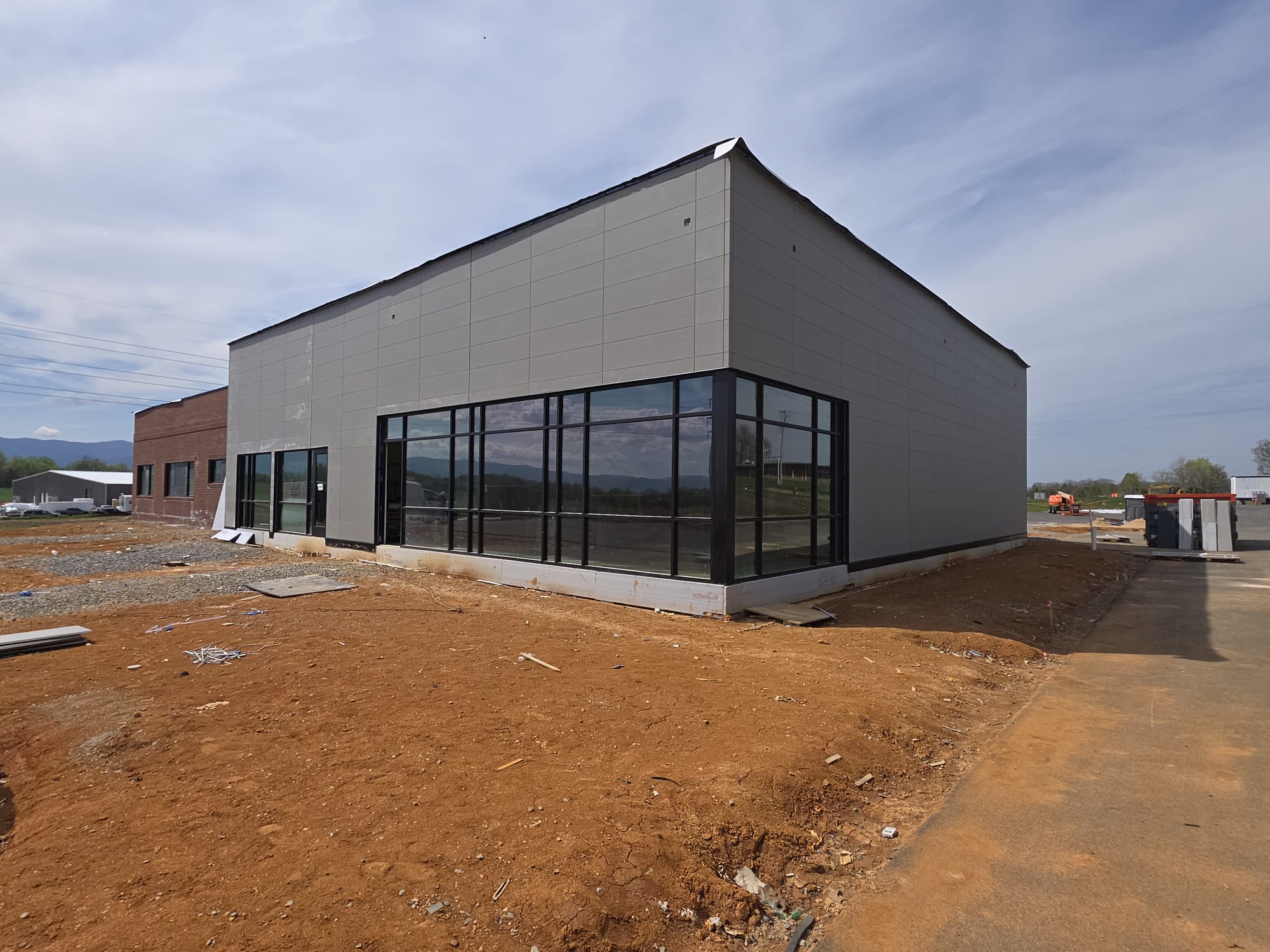 Commercial flat roof system