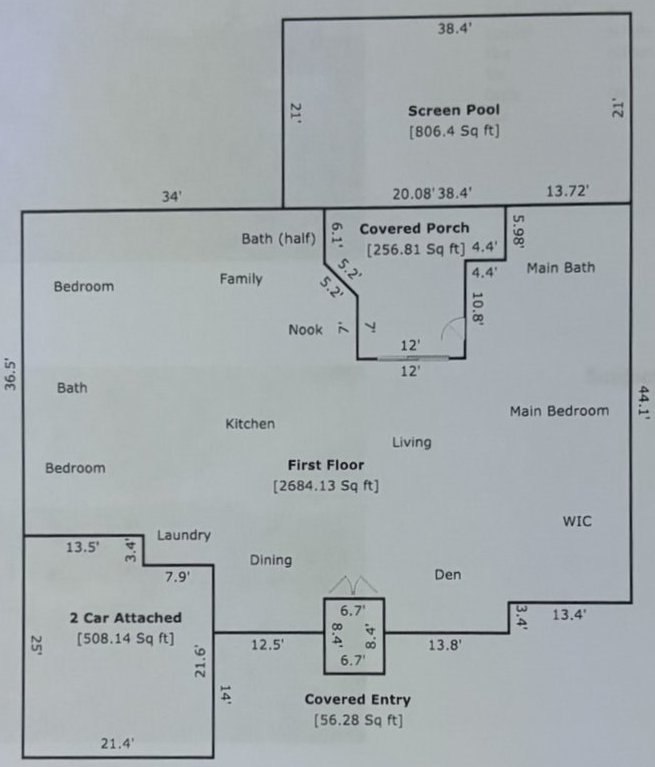 Interactive home floor plan