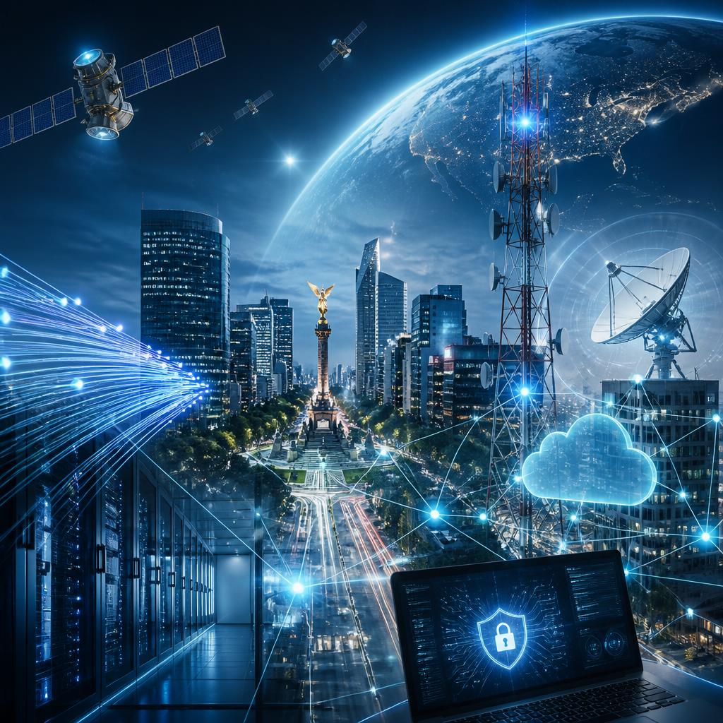 Internet satelital y telecomunicaciones en México