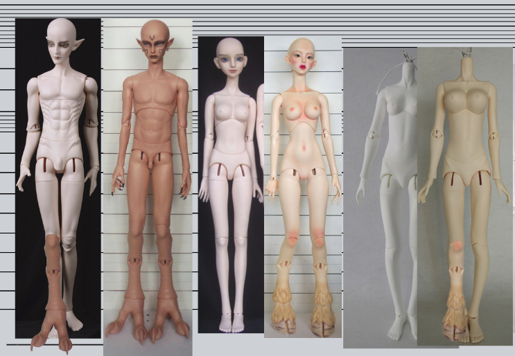 Creative workspace inspired by doll photo comparison and editing